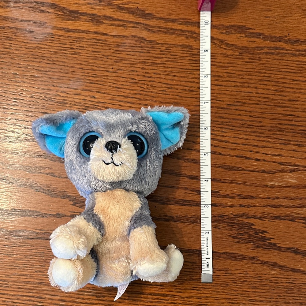 Ty Beanie Boo scraps, dog stuffed animal with tags